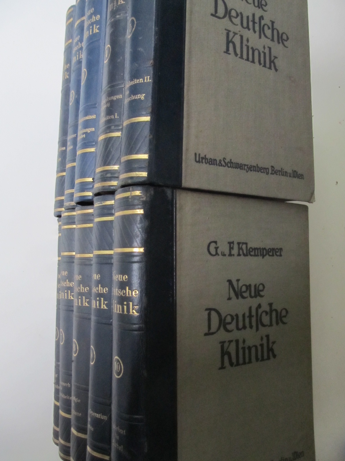 Neue Deutsche Klinik , 1928-1932 (vol. 1-10) - 10 vol. - Georg Klemperer , Felix Klemperer | Detalii carte