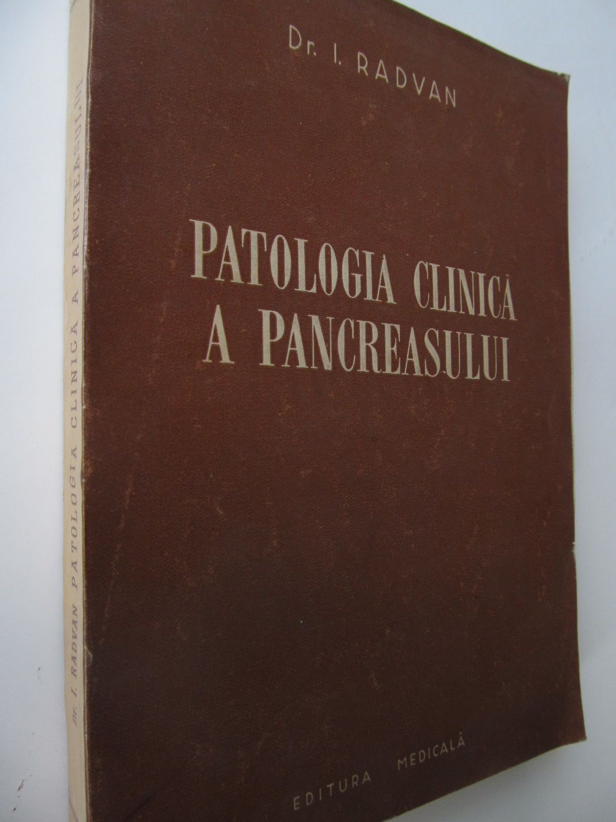 Patologia clinica a pancreasului - Dr. I. Radvan | Detalii carte