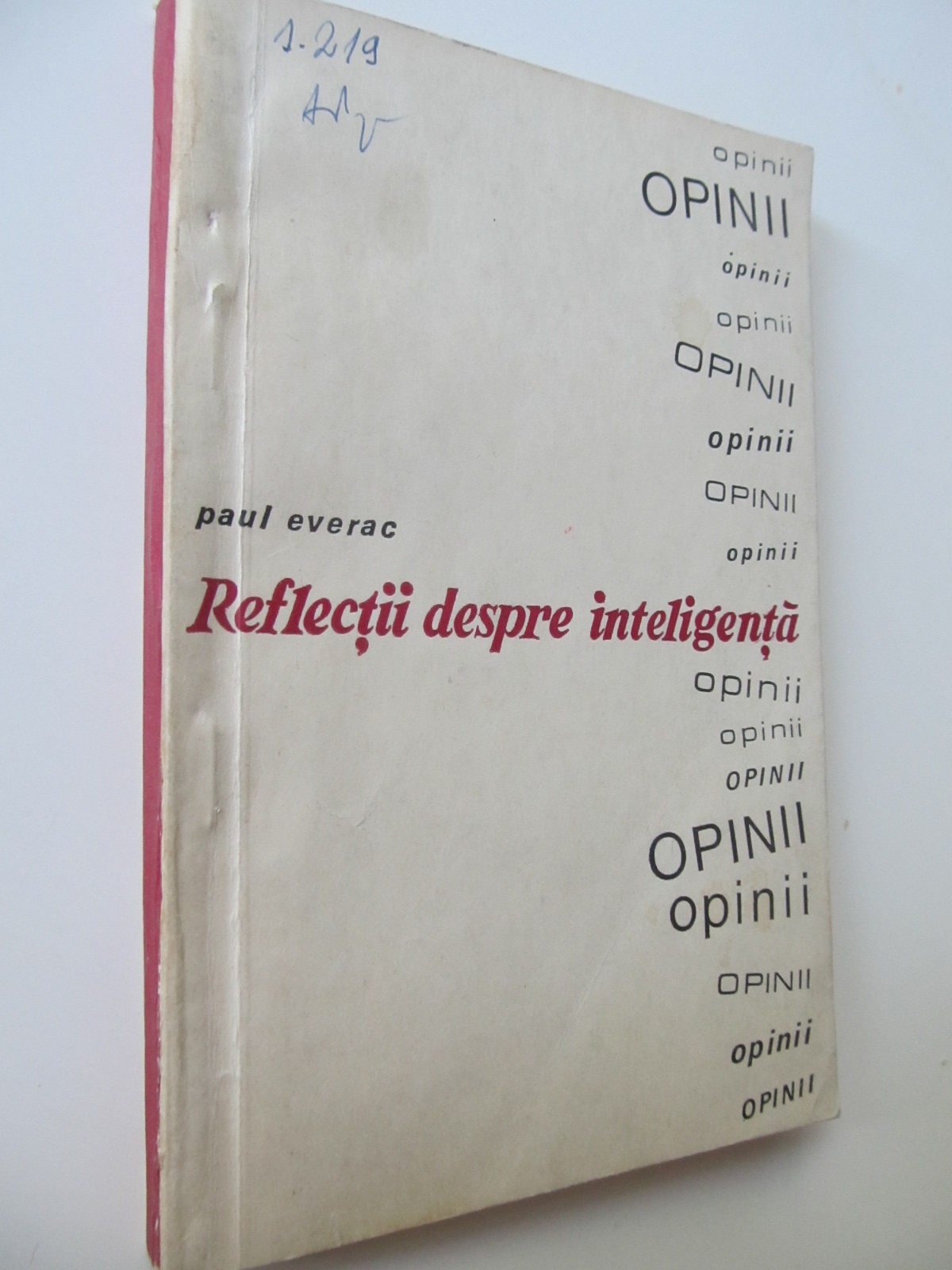 Reflectii despre inteligenta - Paul Everac | Detalii carte