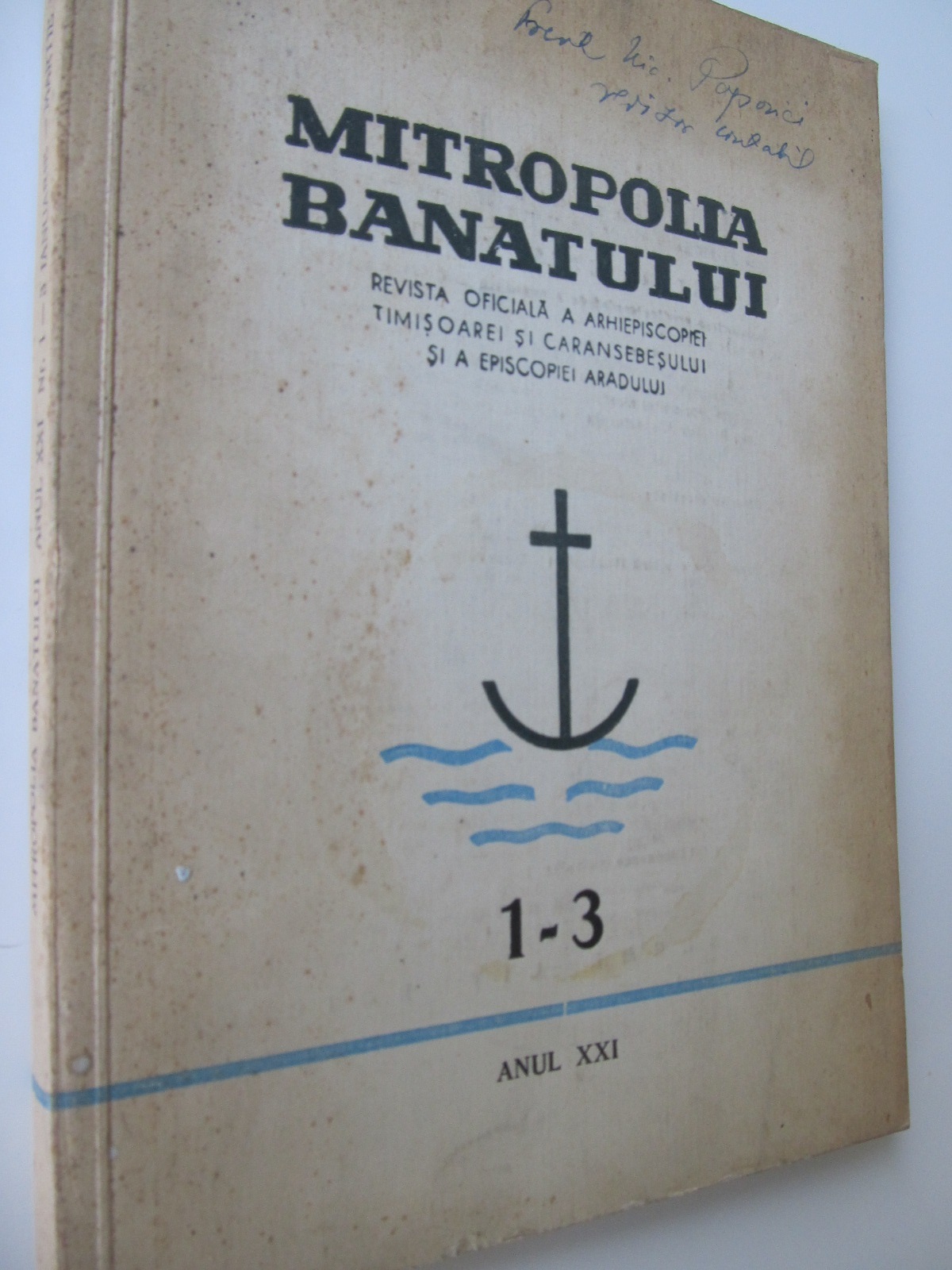 Revista Mitropila Banatului Nr. 1-3 , Anul XXI 1971 - *** | Detalii carte