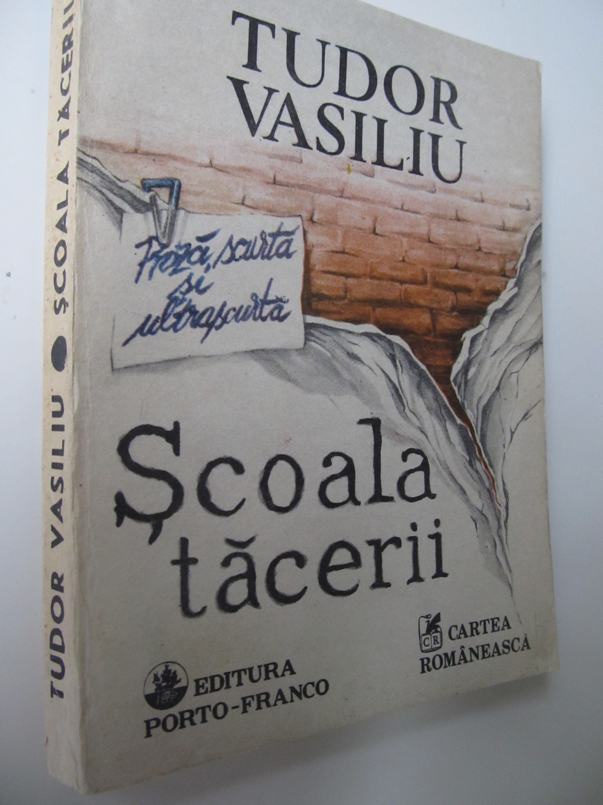 Scoala tacerii - Tudor Vasiliu | Detalii carte