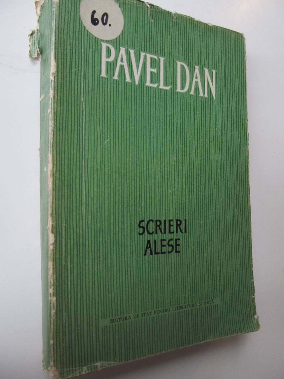 Scrieri alese - Pavel Dan | Detalii carte