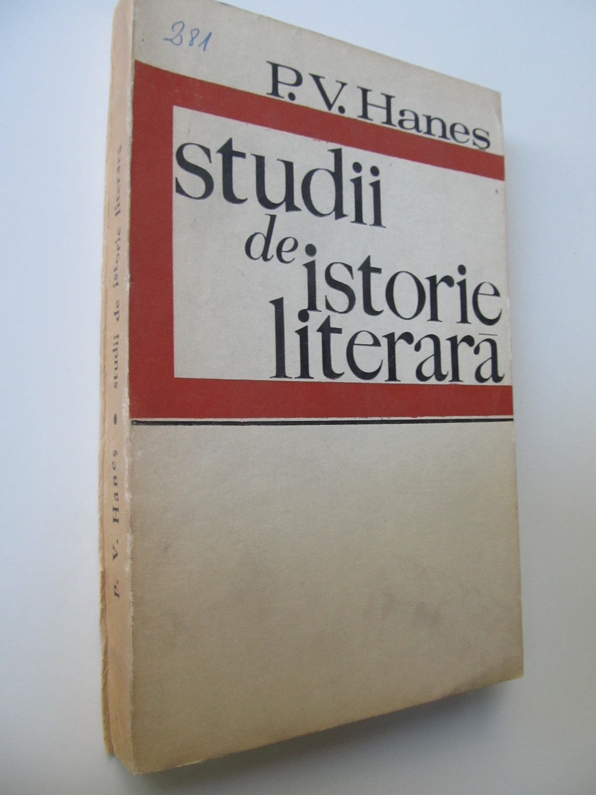 Studii de istorie literara - P. V. Hanes | Detalii carte