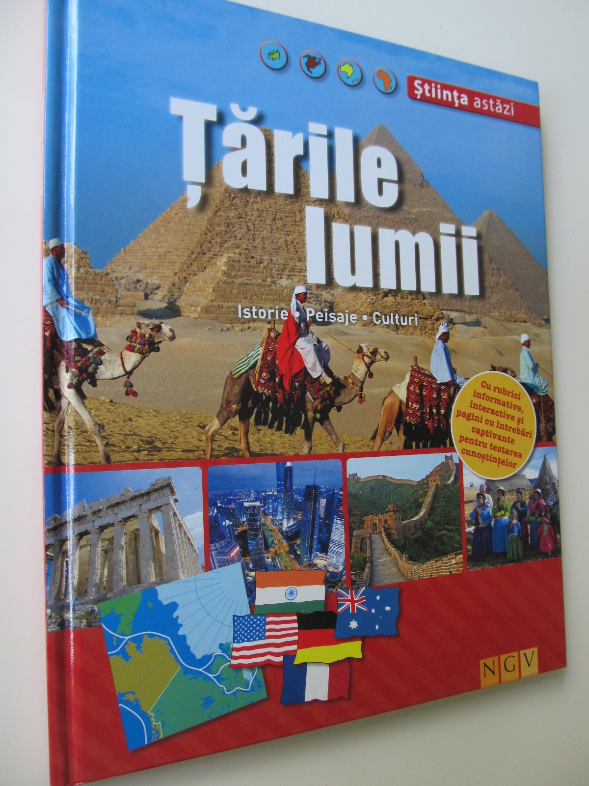 Enciclopedie copii - Tarile lumii Istorie Peisaje Culturi (format foarte mare) - *** | Detalii carte
